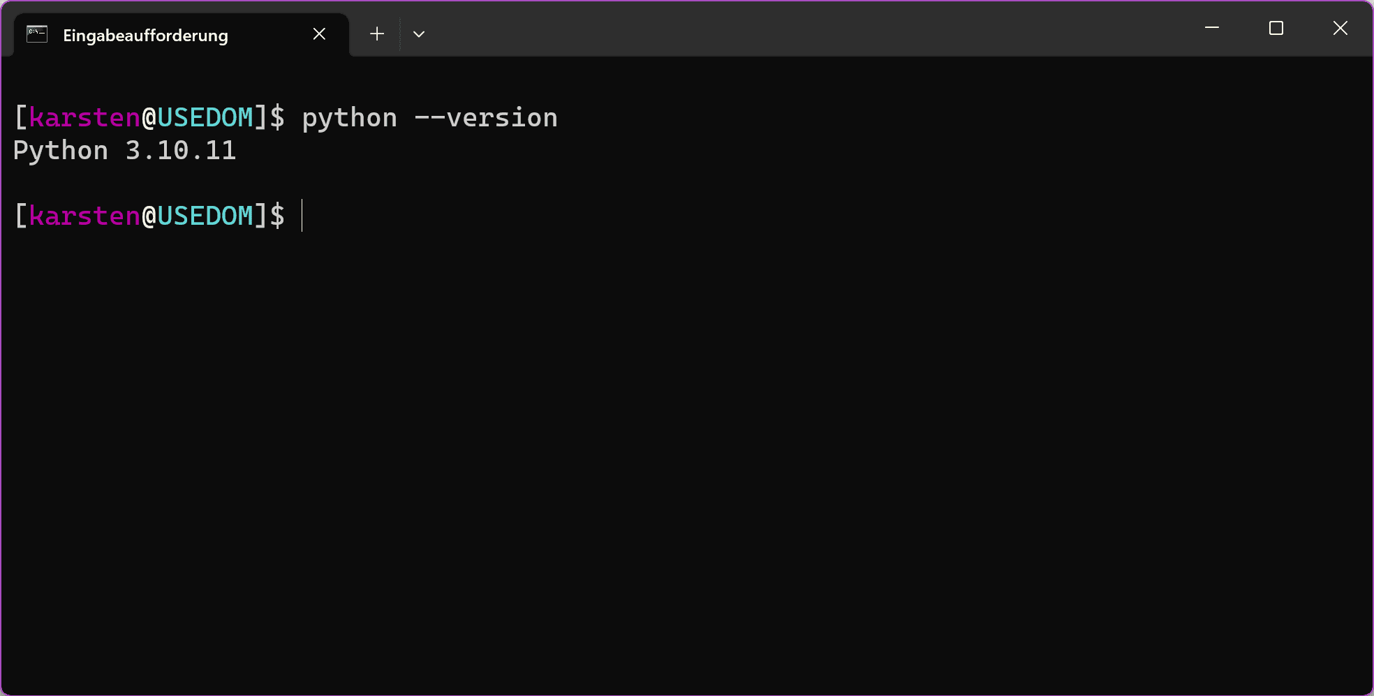 Python installieren python lernen